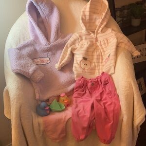 Adorable Baby Outfit Set with Hoodies and Pants